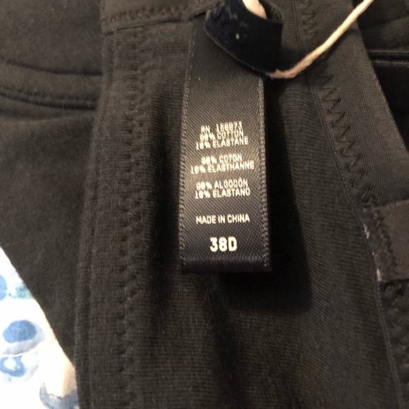 NWT Skims Cotton Logo Underwire Demi Bra Color Soot Hook & Eye Closure - Picture 3 of 6